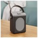 Majority Little Shelford DAB Portable Radio with Bluetooth, Black / Grey - on a desk 