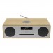 Majority Oakington DAB Radio CD Player and Music System, Oak - front 