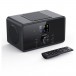 Majority Bard DAB Internet Radio with Bluetooth, Black - left turn 