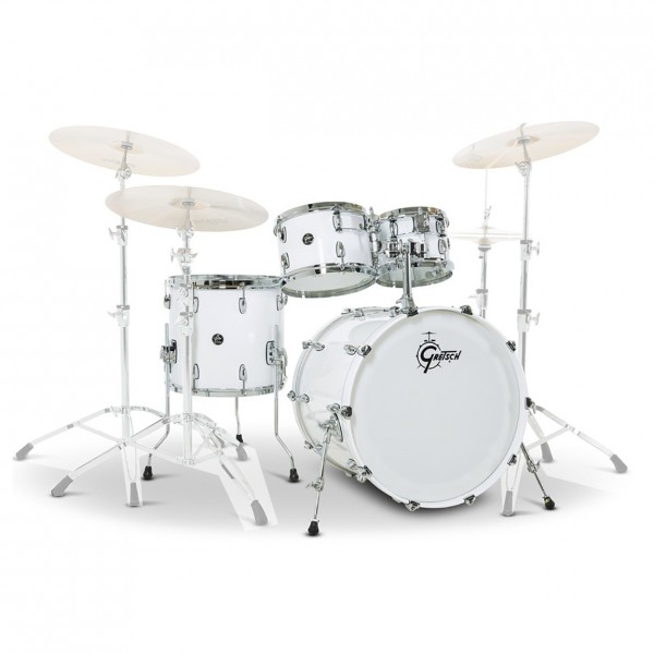 Gretsch Renown Maple 22'' 4pc Shell Pack, Piano White