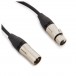 XLR (M) - XLR (F) Cable by Studiospares, 1m