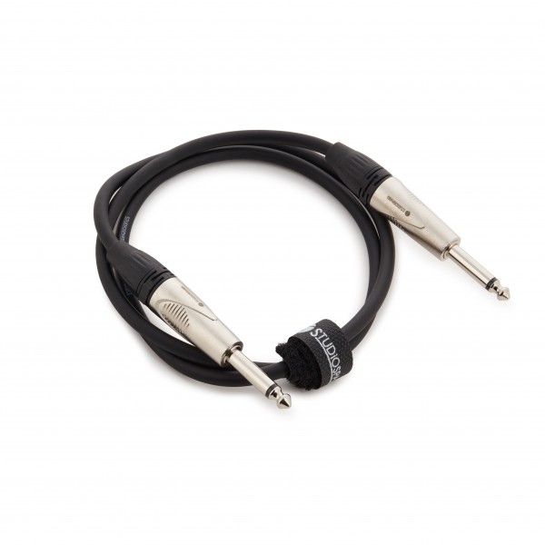 6.35mm (M) TS Cable by Studiospares, 1m