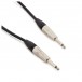 6.35mm (M) TS Cable by Studiospares, 1m