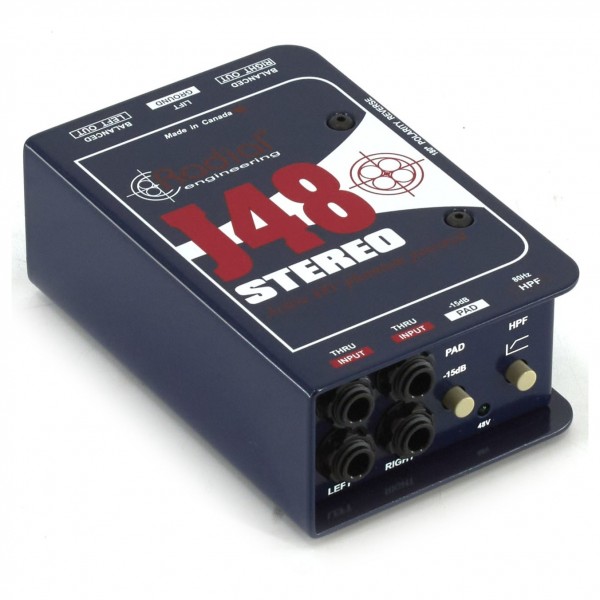 Radial J48 Phantom Powered Active DI Box - Secondhand