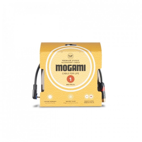 Mogami 1m Minijack to 2x RCA - Packaging