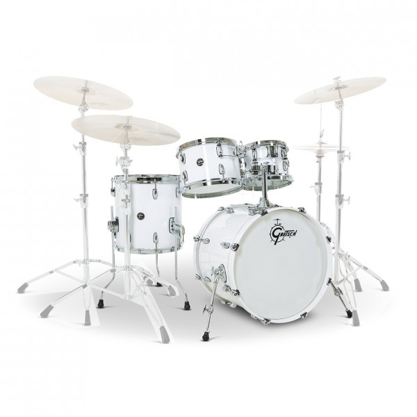 Gretsch Renown Maple 20'' 4pc Shell Pack, Piano White