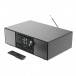 Majority Quadriga DAB Internet Radio + CD player, Black front angle 