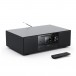 Majority Quadriga DAB Internet Radio + CD player, Black - closer up 