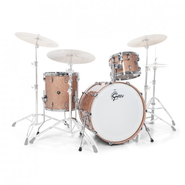 Gretsch Renown Maple 24'' 3pc Shell Pack, Champagne Sparkle