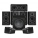 Wharfedale Diamond 9.1 HCP 5.1.2 Lautsprecherpaket, schwarz