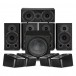 Wharfedale Diamond 9.1 HCP 5.1.4 Speaker Package, Black