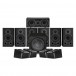 Wharfedale Diamond 9.1 HCP 7.1.4 Lautsprecherpaket, schwarz