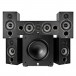 ELAC Debut B5.2 5.1 Speaker Package with Varro Subwoofer, Black