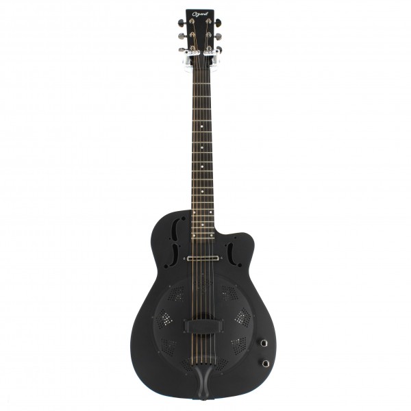 Ozark Slimline Resonator with Cutaway, Black - Secondhand