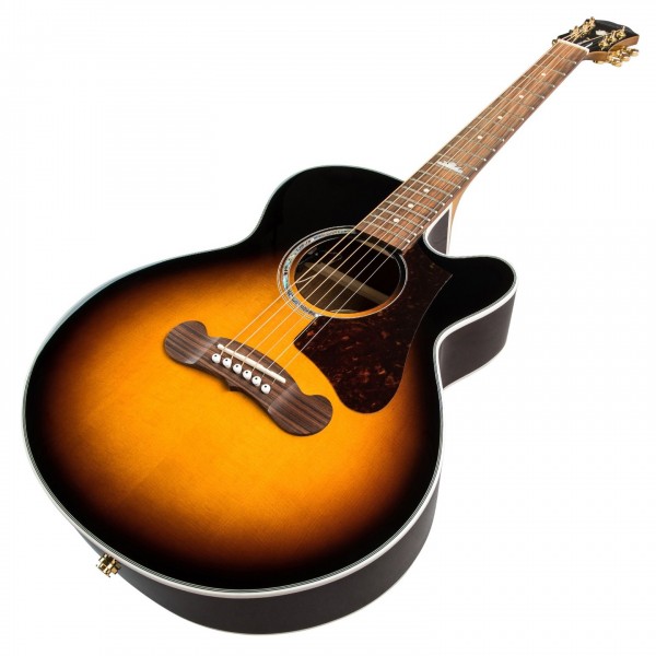 Epiphone EJ-200SCE Coupe Electro Acoustic, Vintage Sunburst - Beauty View
