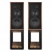 Wharfedale Super Linton Heritage Speakers and Stands, Walnut