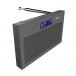 Majority Histon 2 DAB Portable Radio, Charcoal - front left turn 