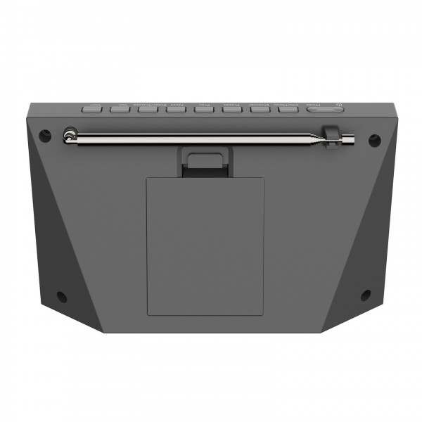 Majority Histon 2 DAB Portable Radio, Charcoal - rear 