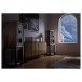 Wharfedale Super Linton Heritage Speakers and Matching Stands Lifestyle image