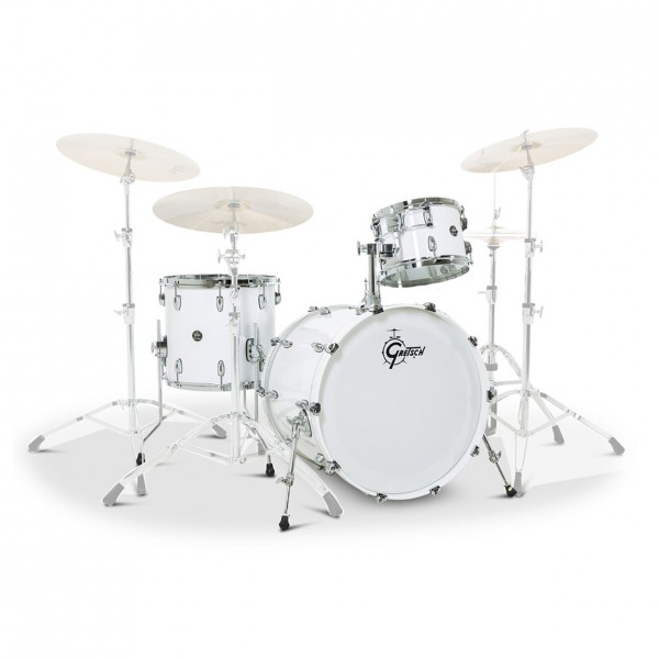 Gretsch Renown Maple 22'' 3pc Shell Pack, Piano White