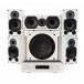 JBL MA310 AV Receiver & Wharfedale Diamond 9.1 5.1 Speaker Package, White