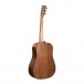 Martin D-X1E Koa - Upright, Back