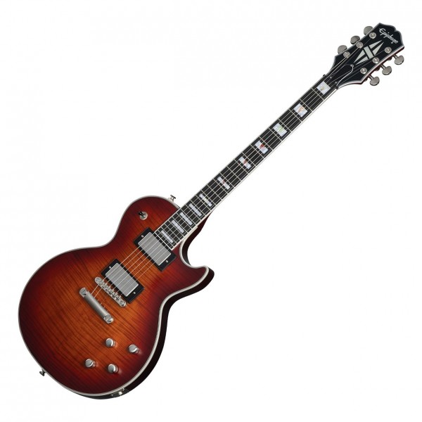 Epiphone Les Paul Prophecy Inspired by Gibson, Aged Bengal Tiger Burst - front 