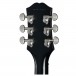 Epiphone Les Paul Prophecy Inspired by Gibson, Aged Jet Black Metallic - headstock back 