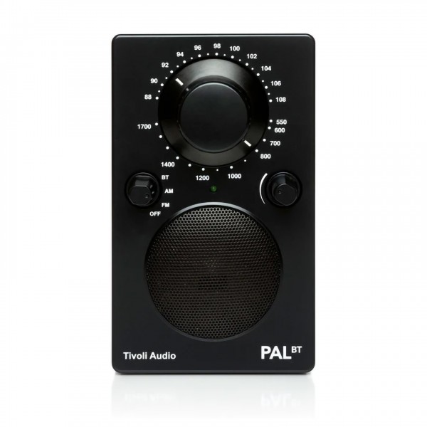 Tivoli Pal BT Portable Bluetooth Radio, Black -  front 