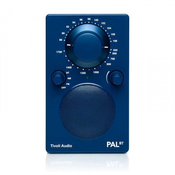 Tivoli Pal BT Portable Bluetooth Radio, Blue - front 