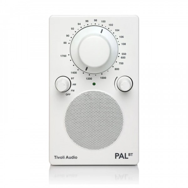 Tivoli Pal BT Portable Bluetooth Radio, White