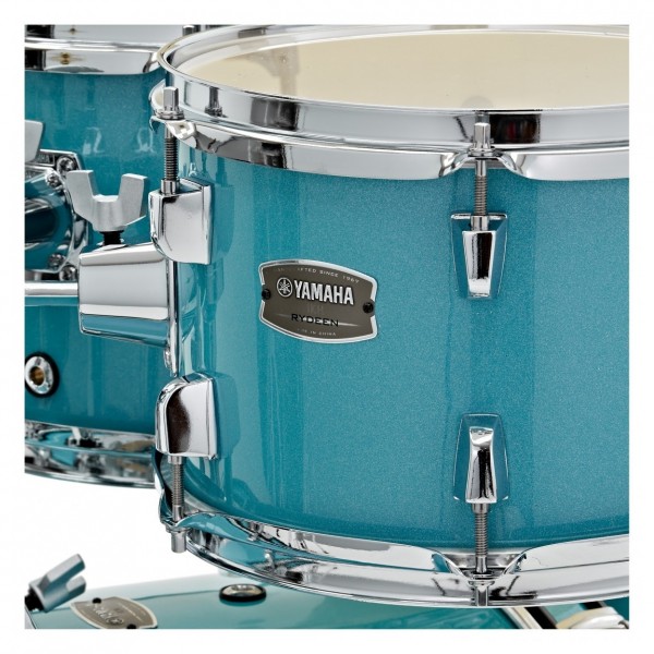 Yamaha Rydeen 20" Drum Kit w/Cymbals, Turquoise Glitter