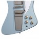 Epiphone 1963 Firebird V Maestro Vibrola Inspired by Gibson Custom, Frost Blue - controls 