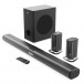 Majority Everest | Bluetooth 5.1 Wireless Surround Sound System - full set powered on 