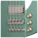 Epiphone Thunderbird '64, Inverness Green bridge 