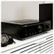 Denon PMA-600NE Integrated Stereo Amplifier with Bluetooth, Black - Lifestyle Image