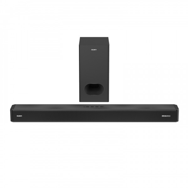 Majority Sierra Plus | Dolby Atmos 2.1.2 Bluetooth Soundbar with Wireless Subwoofer - front 