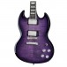 Epiphone SG Modern Figured, Purple Burst body 