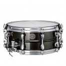 Tama Starphonic 14" x 6'' Steel Snare Drum, Black Steel