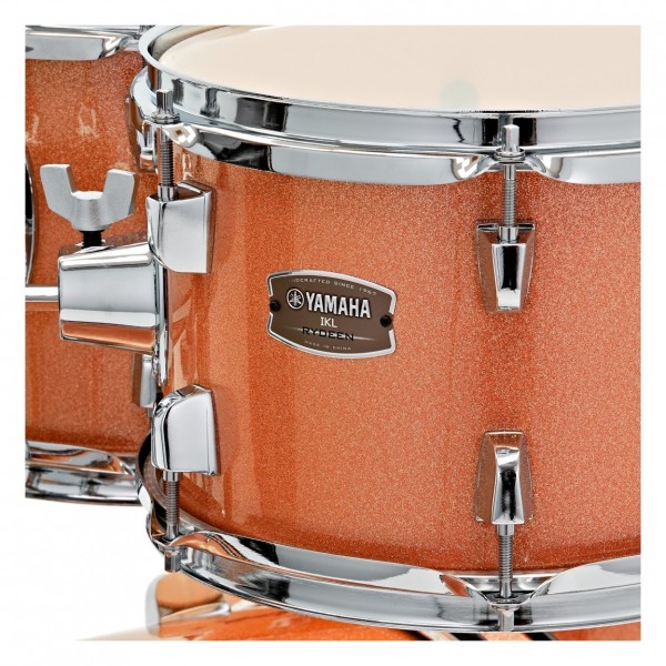 Yamaha Rydeen 20" Drum Kit w/Cymbals, Orange Sparkle