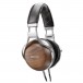 Denon AH-D7200 Reference Quality Over-Ear Headphones - Side View and cable