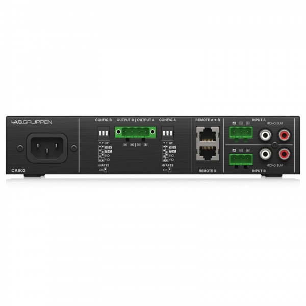 Lab Gruppen CA602 2 x 60W Commercial Amplifier - Rear 2