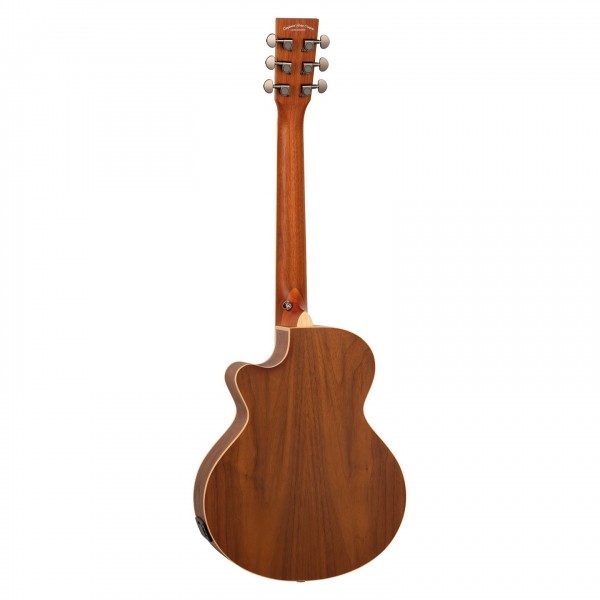 Tanglewood TRU2-CE-AW Reunion Travel Electro Acoustic, All Black Walnut - back 