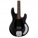 Sterling Stingray Ray4 Bass, Transparent Black  body 