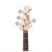 Sterling Stingray Ray4 Bass, Transparent Black - headstock 