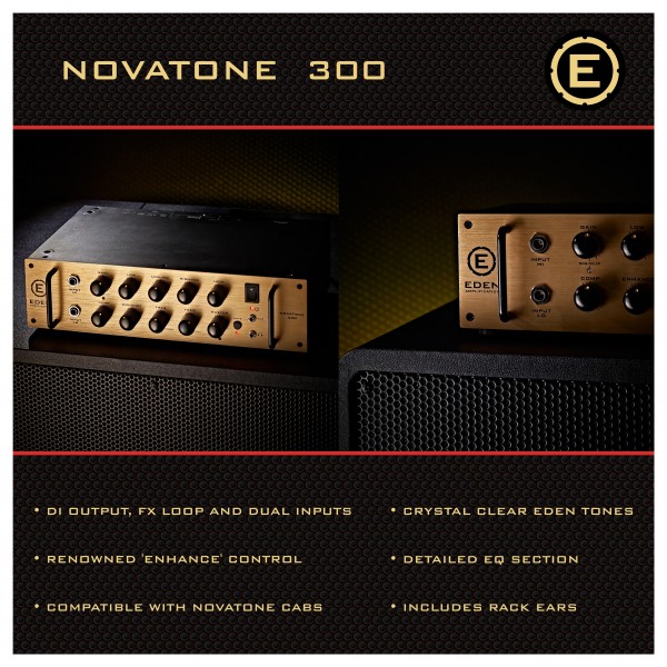 Eden NovaTone 300 Bass Amplifier Head