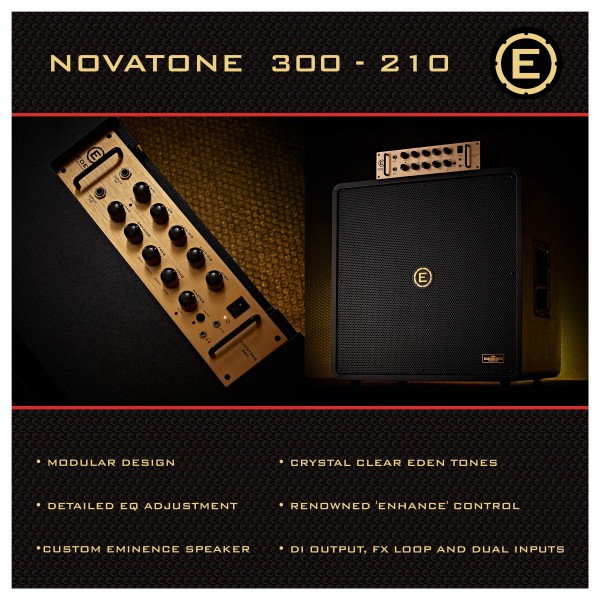 Eden NovaTone 300 2x10" Bass Amplifier