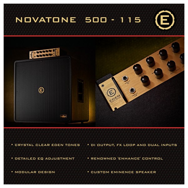 Eden NovaTone 500 1x15" Bass Amplifier