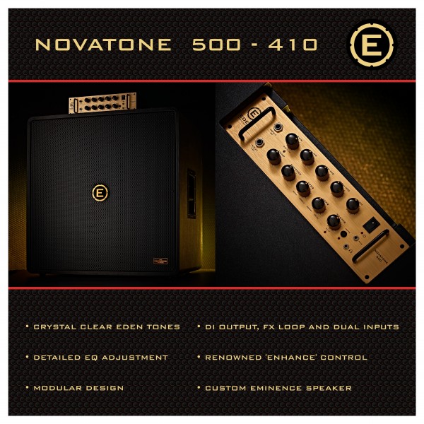 Eden NovaTone 500 4x10" Bass Amplifier