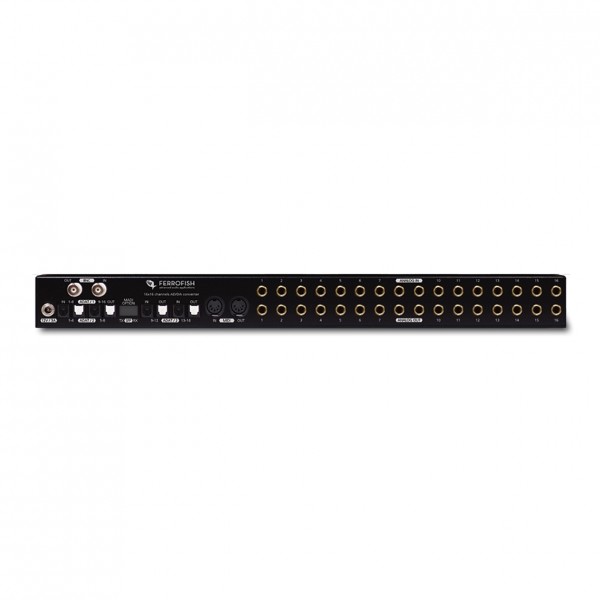 Ferrofish Pulse16 16x16 AD/DA ADAT Converter - Rear 